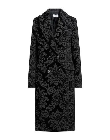 Black Jacquard Coat