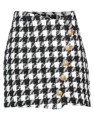 Black Jacquard Mini skirt