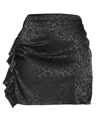 Black Jacquard Mini skirt