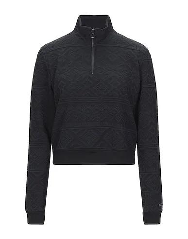 Black Jacquard Sweatshirt