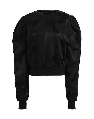 Black Jacquard Sweatshirt