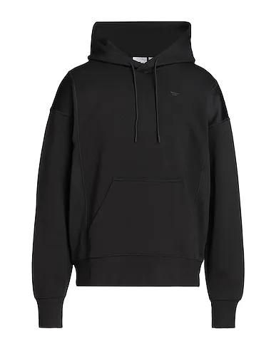 Black Jersey Hooded sweatshirt ADV RIB UF HDY
