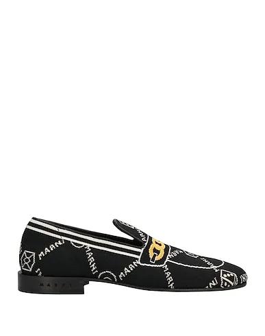 Black Jersey Loafers