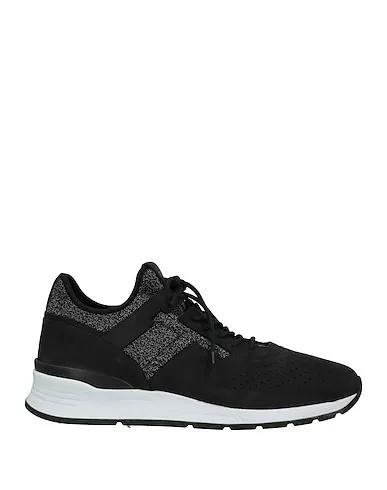 Black Jersey Sneakers