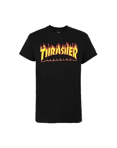 Black Jersey T-shirt FLAME T-SHIRT 