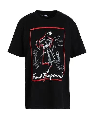 Black Jersey T-shirt KARL SERIES T-SHIRT	