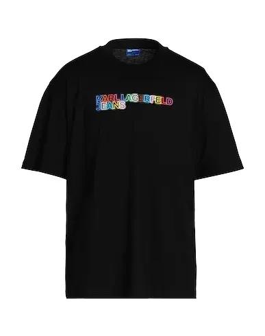 Black Jersey T-shirt KLJ ALL LOVE GRAPHIC SSLV TEE
