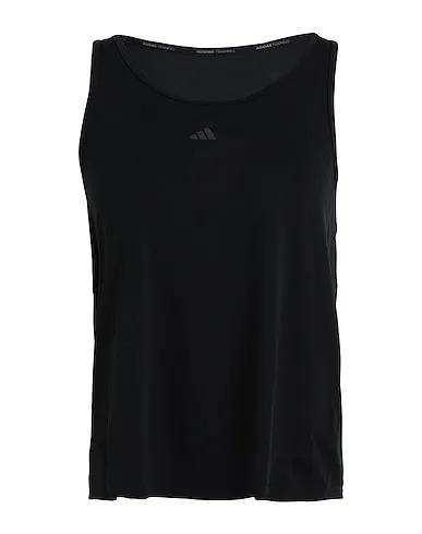 Black Jersey Top HIIT HEAT.RDY SWEAT CONCEAL TRAINING TANK 