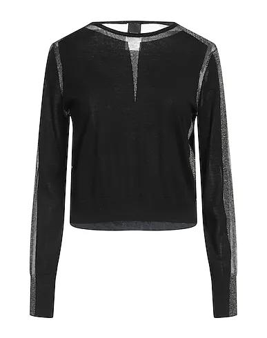 Black Knitted Blouse