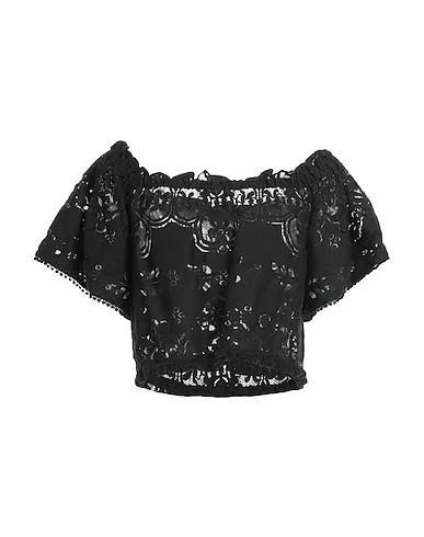 Black Knitted Blouse