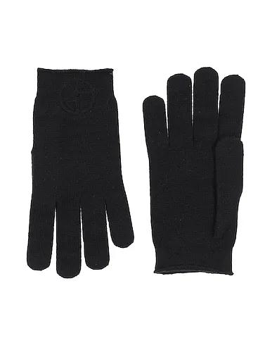 Black Knitted Gloves