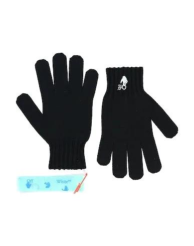 Black Knitted Gloves