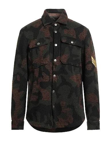 Black Knitted Patterned shirt