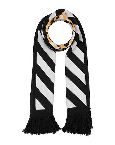 Black Knitted Scarves and foulards