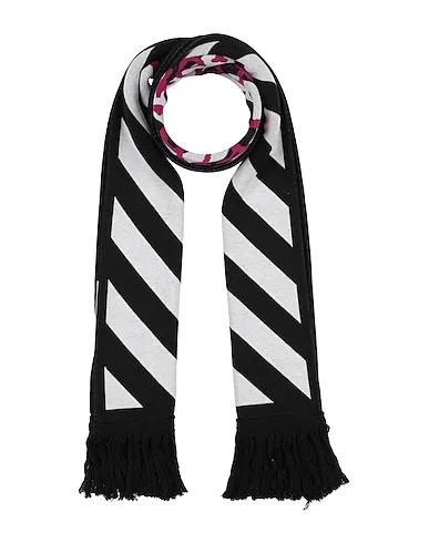 Black Knitted Scarves and foulards