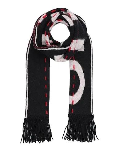 Black Knitted Scarves and foulards