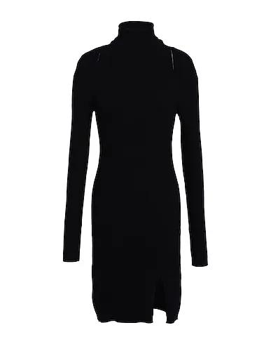 Black Knitted Sheath dress
