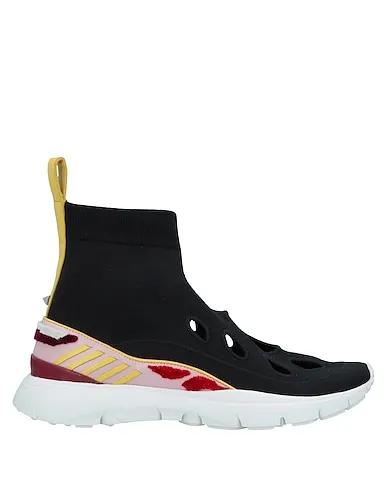 Black Knitted Sneakers