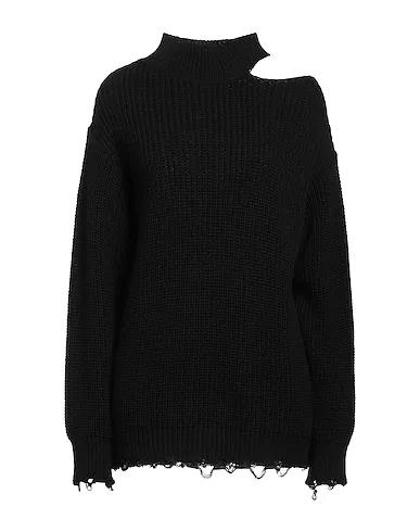 Black Knitted Turtleneck