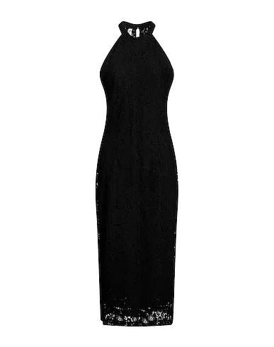 Black Lace Midi dress
