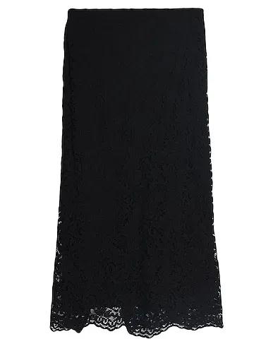 Black Lace Midi skirt