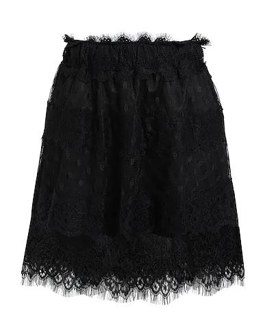 Black Lace Mini skirt