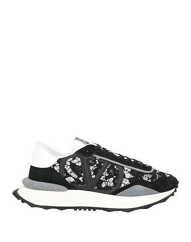 Black Lace Sneakers