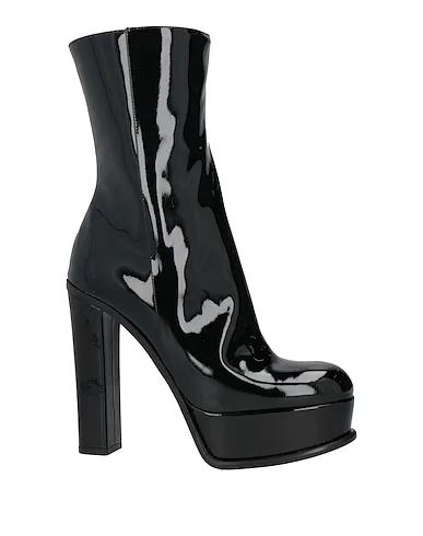 Black Leather Ankle boot