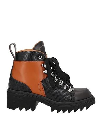 Black Leather Ankle boot