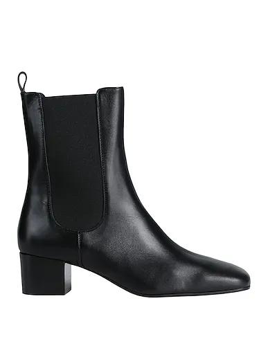 Black Leather Ankle boot DAPHNE BOOT
