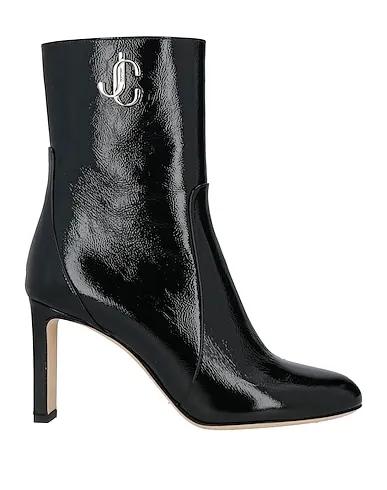 Black Leather Ankle boot