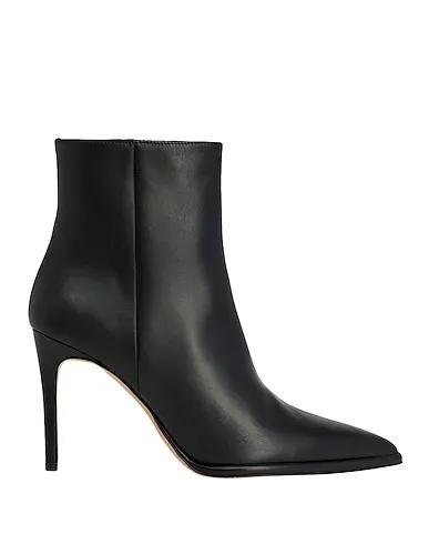Black Leather Ankle boot LEATHER ANKLE BOOTS