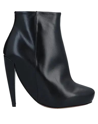 Black Leather Ankle boot