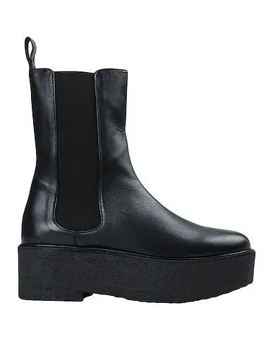 Black Leather Ankle boot PALAMINO PLATFORM BOOT
