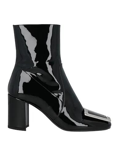 Black Leather Ankle boot