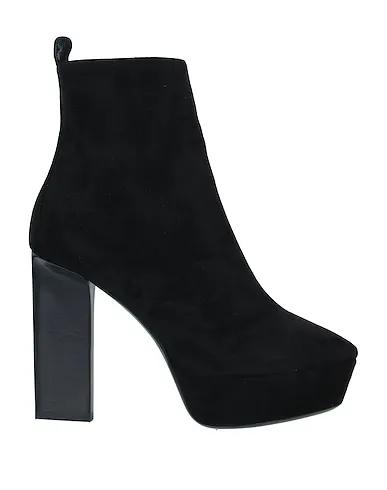 Black Leather Ankle boot