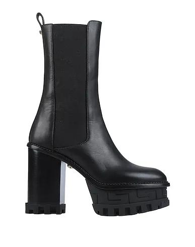Black Leather Ankle boot
