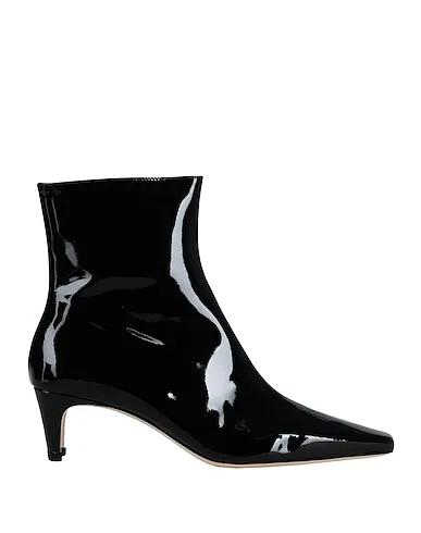 Black Leather Ankle boot WALLY ANKLE BOOT
