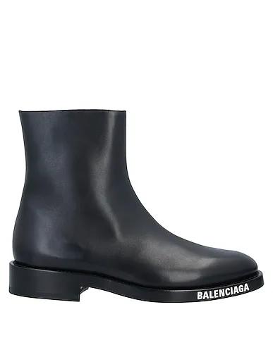 Black Leather Biker boots