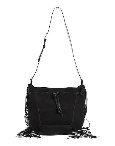 Black Leather Cross-body bags