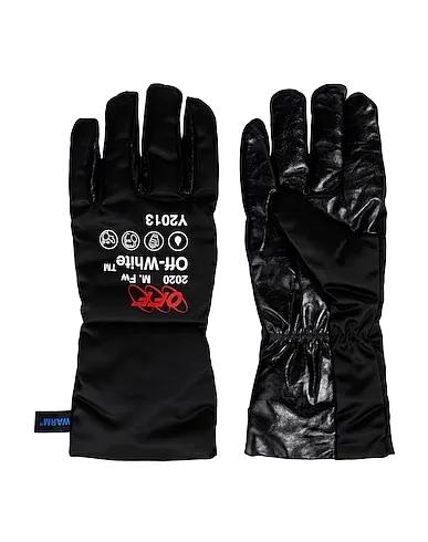 Black Leather Gloves