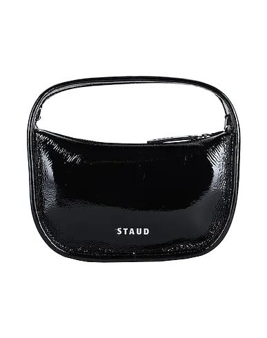 Black Leather Handbag VENICE CONVRTBL CROSSBODY