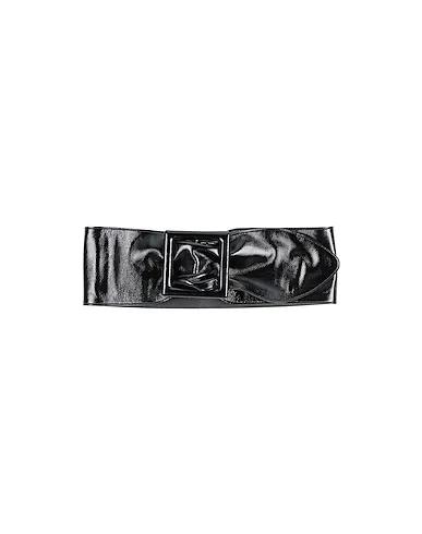 Black Leather High-waist belt