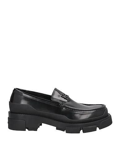 Black Leather Loafers