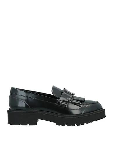 Black Leather Loafers