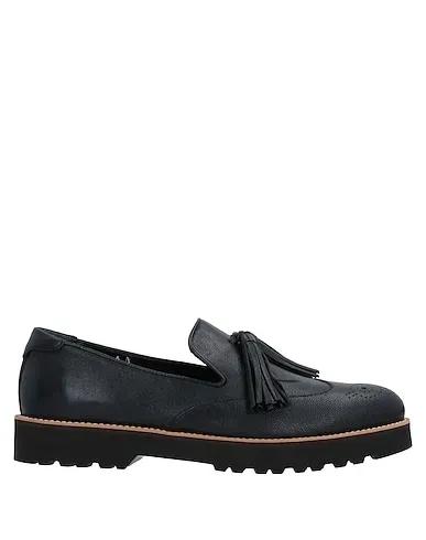 Black Leather Loafers