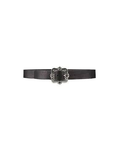 Black Leather Regular belt
