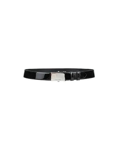 Black Leather Regular belt