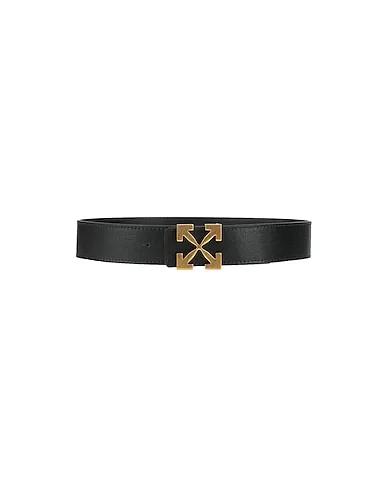 Black Leather Regular belt