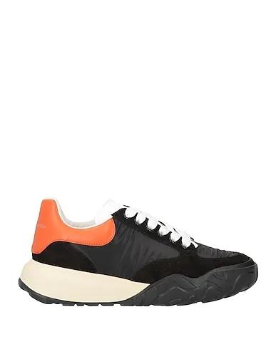 Black Leather Sneakers